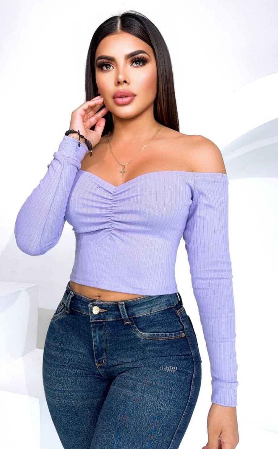 Blusa Cuello Bandeja