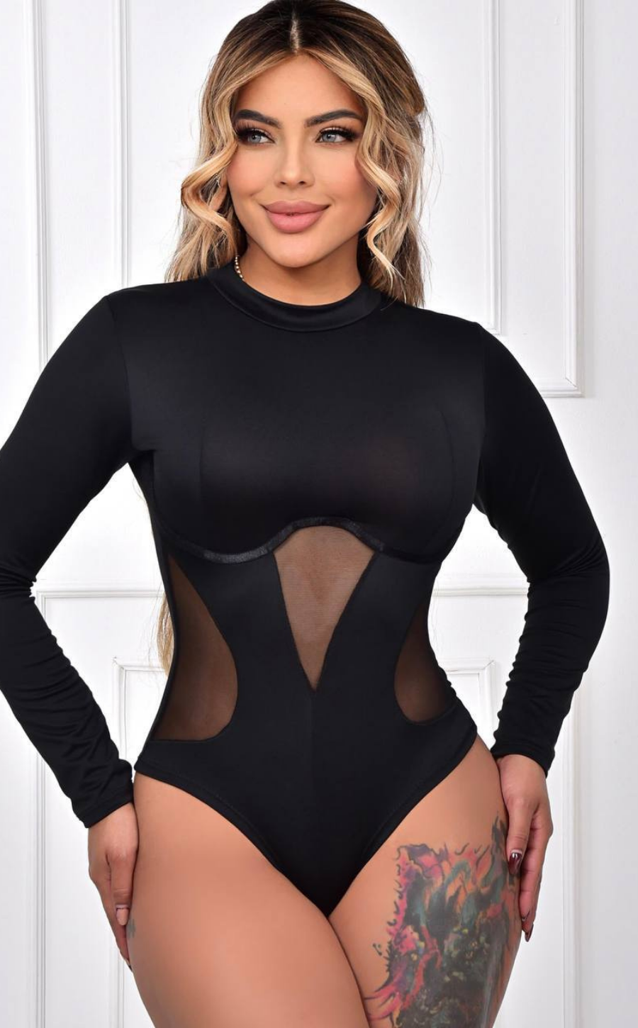 Body W Manga Larga