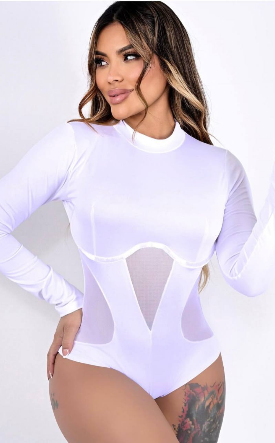 Body W Manga Larga
