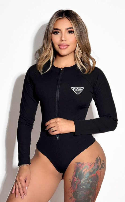 Body Prada Manga Larga