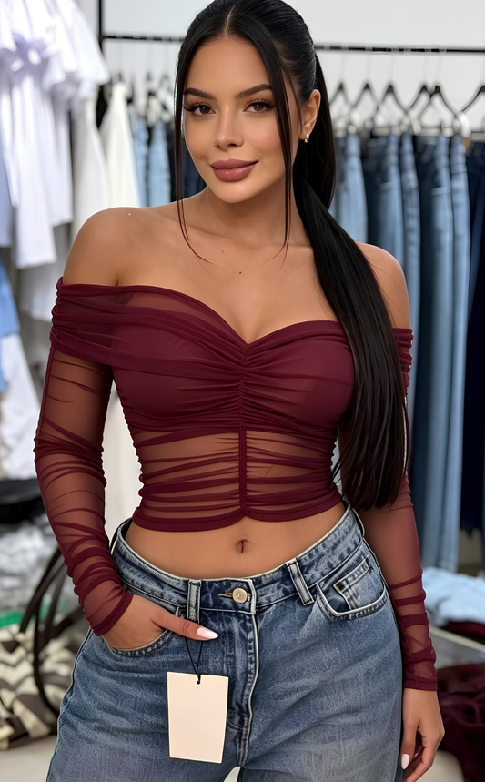 Blusa Bandeja Malla