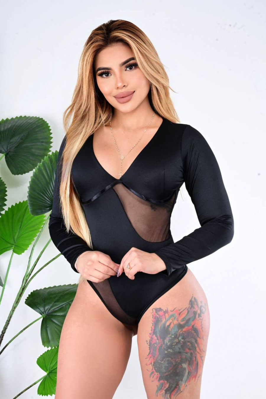 Body V Manga Larga