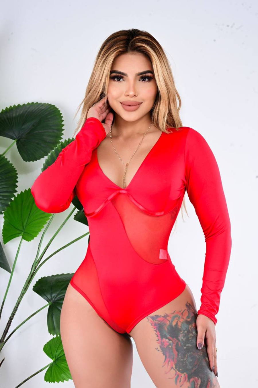 Body V Manga Larga