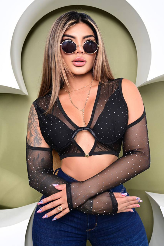 Corset Coqueta Pedrería