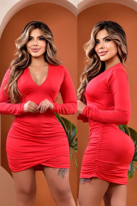 Vestido Cruzado Runche